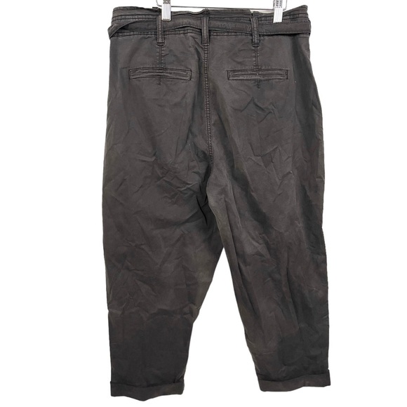 AMERICAN EAGLE Cropped High Waist Tied Waist Pants - Picture 3 of 11